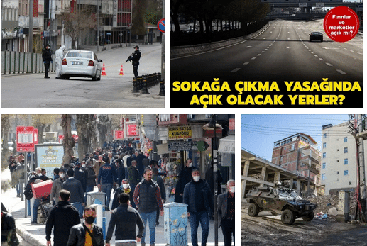 Sokağa Çıkma Yasağında Açık Olan Yerler